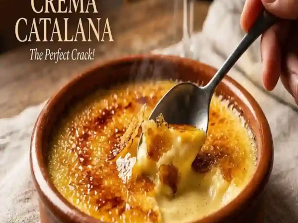 Crema Catalana Auténtica: el postre más antiguo de Europa con su costra de azúcar caramelizado perfecta